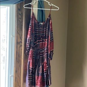 open shoulder long sleeve summer dress!